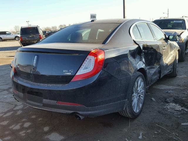 1LNHL9FT5EG604010 - 2014 LINCOLN MKS BLACK photo 4