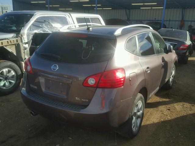 JN8AS58V29W160827 - 2009 NISSAN ROGUE S GRAY photo 4