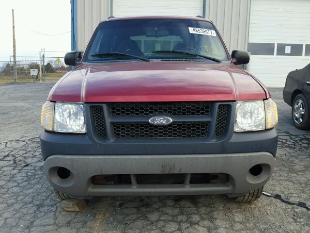 1FMYU70E81UA56690 - 2001 FORD EXPLORER S RED photo 9