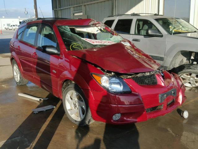 5Y2SL64894Z430114 - 2004 PONTIAC VIBE RED photo 1