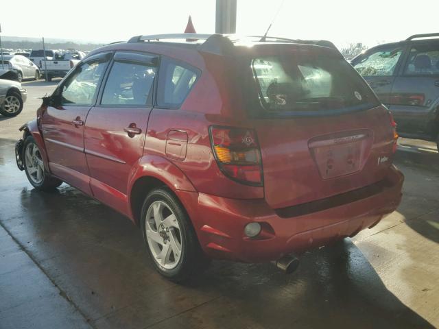 5Y2SL64894Z430114 - 2004 PONTIAC VIBE RED photo 3