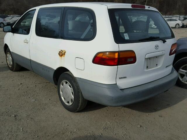 4T3GF19C2XU163660 - 1999 TOYOTA SIENNA CE WHITE photo 3