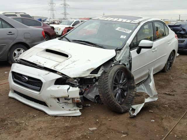 JF1VA1J69F9835911 - 2015 SUBARU WRX LIMITE WHITE photo 2