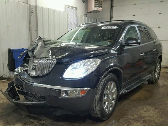 5GAKVCED4BJ157360 - 2011 BUICK ENCLAVE CX BLACK photo 2