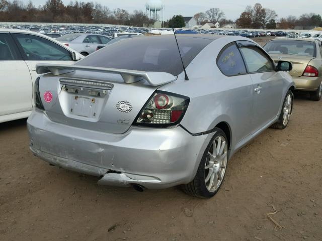 JTKDE177X60109269 - 2006 TOYOTA SCION TC 银色 照片 4