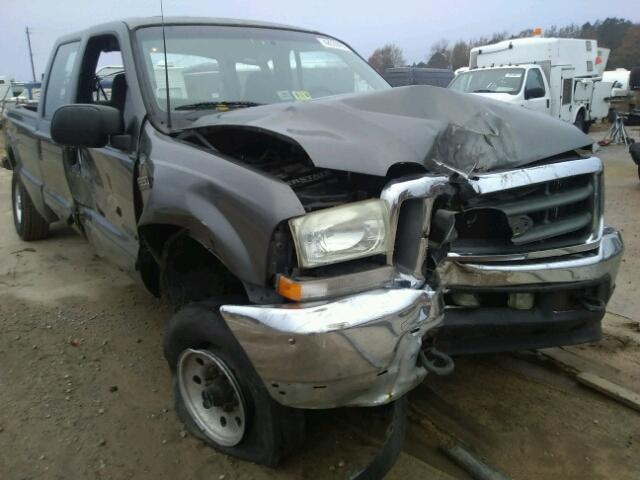 1FTSW31F22EB14471 - 2002 FORD F350 SRW S GRAY photo 10