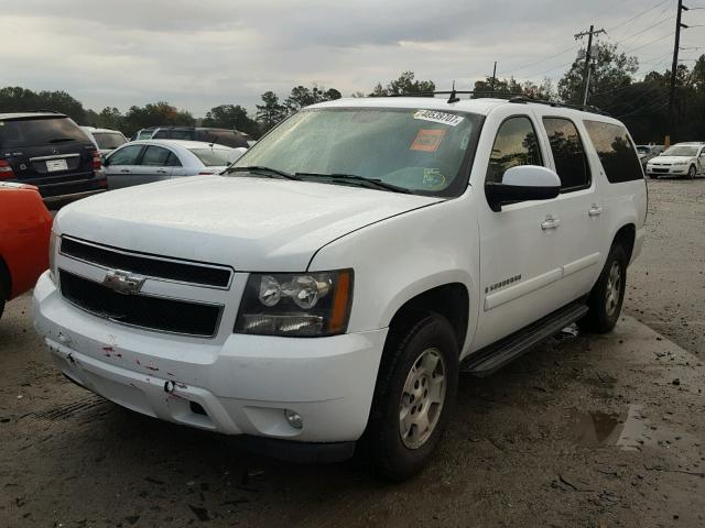 1GNFC16057J180229 - 2007 CHEVROLET SUBURBAN C WHITE photo 2