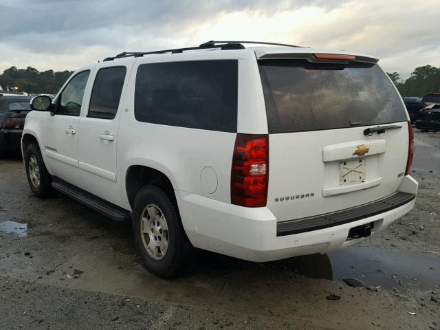 1GNFC16057J180229 - 2007 CHEVROLET SUBURBAN C WHITE photo 3