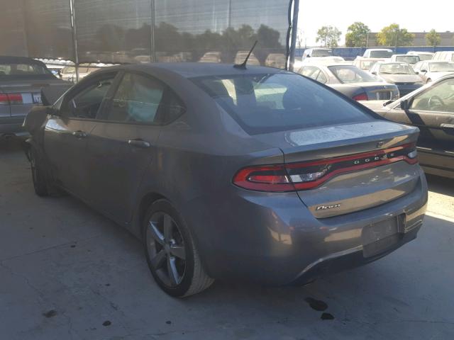 1C3CDFBA8DD310782 - 2013 DODGE DART SXT GRAY photo 3