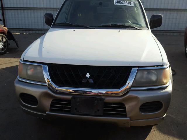 JA4LS31R03J045518 - 2003 MITSUBISHI MONTERO SP WHITE photo 9