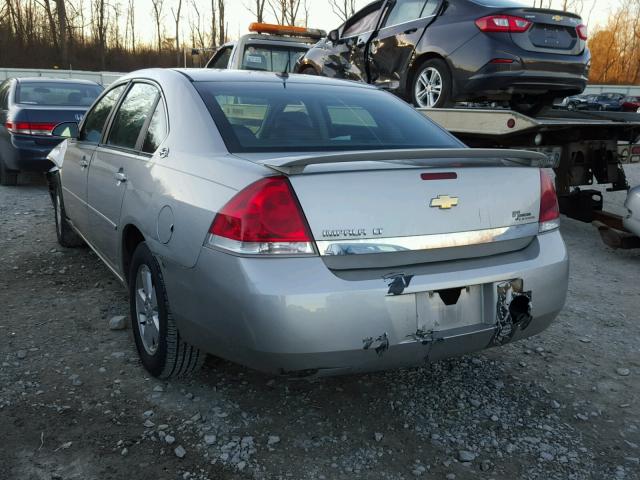 2G1WT58N381319917 - 2008 CHEVROLET IMPALA LT SILVER photo 3