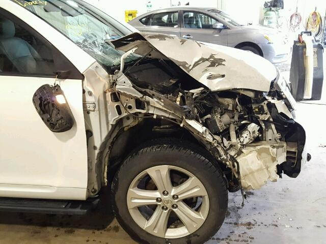 5TDYK3EH6AS001083 - 2010 TOYOTA HIGHLANDER WHITE photo 9