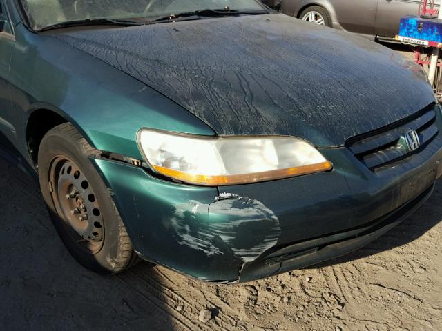 1HGCG16472A043595 - 2002 HONDA ACCORD LX GREEN photo 9