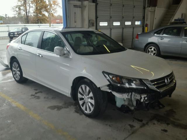 1HGCR2F75FA001538 - 2015 HONDA ACCORD EX WHITE photo 1