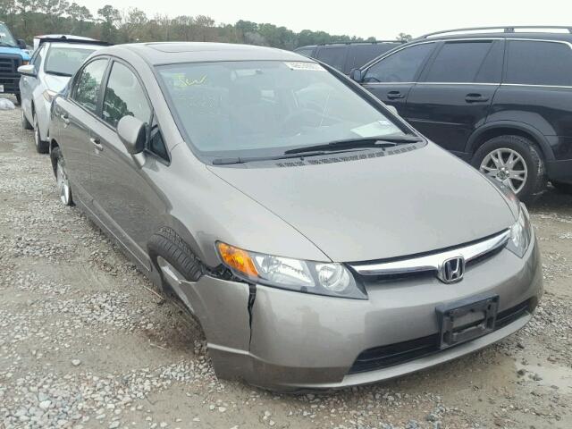 1HGFA16886L090940 - 2006 HONDA CIVIC EX GRAY photo 1