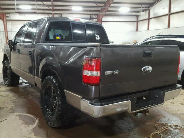 1FTPW14556FA27435 - 2006 FORD F150 SUPER BLACK photo 3