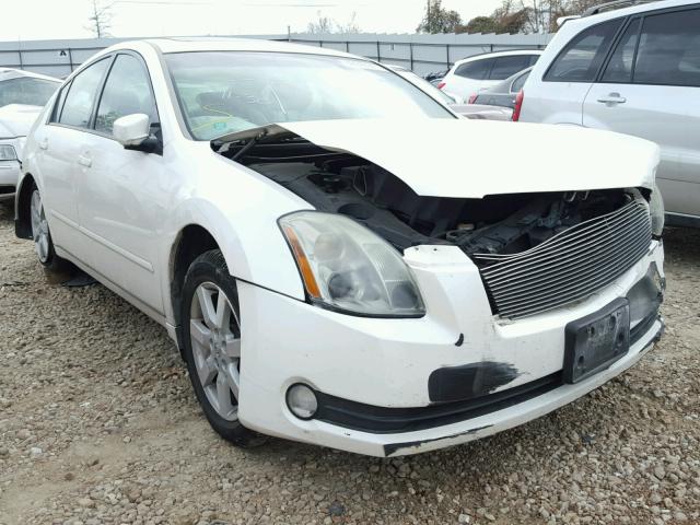 1N4BA41E74C918670 - 2004 NISSAN MAXIMA SE WHITE photo 1