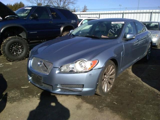 SAJWA06B89HR00659 - 2009 JAGUAR XF PREMIUM BLUE photo 2