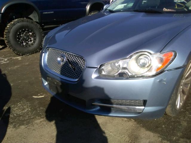 SAJWA06B89HR00659 - 2009 JAGUAR XF PREMIUM BLUE photo 9