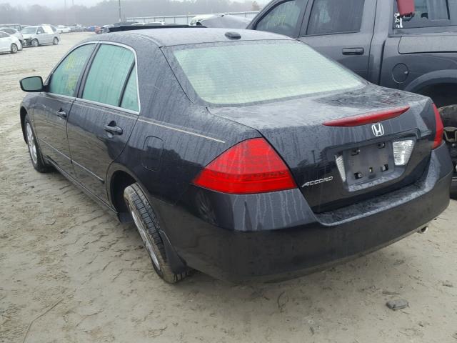 1HGCM56866A109367 - 2006 HONDA ACCORD EX BLACK photo 3