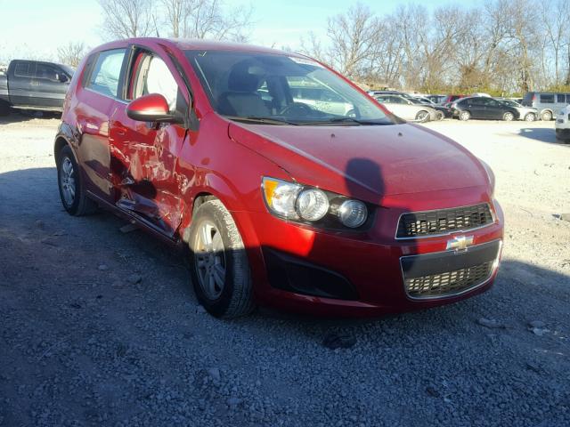 1G1JC6SB5D4241959 - 2013 CHEVROLET SONIC LT RED photo 1