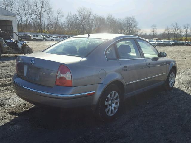 WVWPD63B63P444532 - 2003 VOLKSWAGEN PASSAT GLS GRAY photo 4