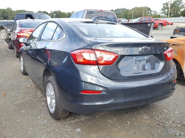 1G1BE5SM5J7219173 - 2018 CHEVROLET CRUZE LT GRAY photo 3