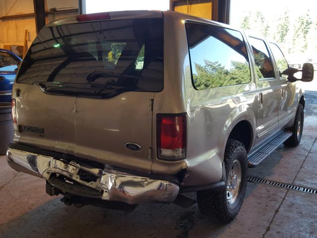 1FMSU41F3YED92313 - 2000 FORD EXCURSION TAN photo 4