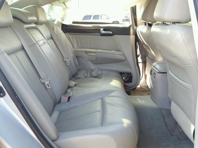 JNKCY01E09M800155 - 2009 INFINITI M35 BASE SILVER photo 6