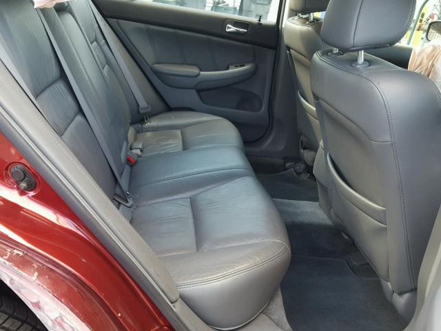 1HGCM56804A179413 - 2004 HONDA ACCORD EX RED photo 6