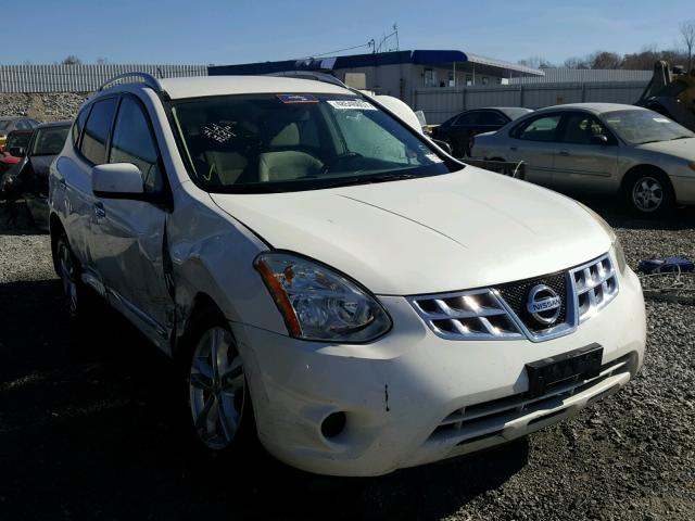 JN8AS5MT3CW290918 - 2012 NISSAN ROGUE S WHITE photo 1