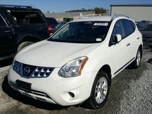 JN8AS5MT3CW290918 - 2012 NISSAN ROGUE S WHITE photo 2