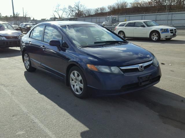 2HGFA16537H500211 - 2007 HONDA CIVIC LX BLUE photo 1