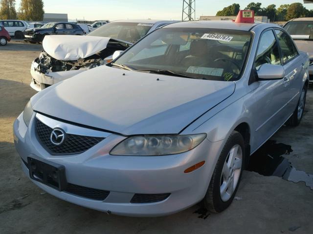 1YVFP80C535M45544 - 2003 MAZDA 6 I SILVER photo 2