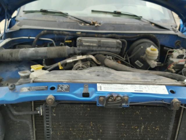 1B7HC16Y2WS738912 - 1998 DODGE RAM 1500 BLUE photo 7