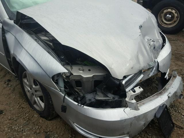 2G1WB58K179336658 - 2007 CHEVROLET IMPALA LS SILVER photo 10