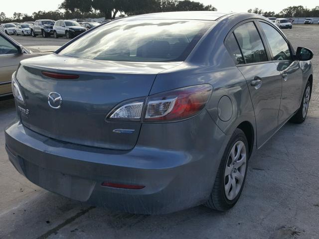 JM1BL1U72D1701524 - 2013 MAZDA 3 I GREEN photo 4