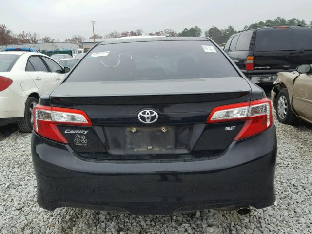 4T1BF1FKXCU164256 - 2012 TOYOTA CAMRY BASE BLACK photo 9