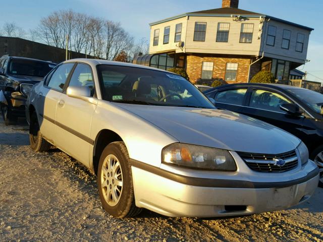 2G1WF52E649228622 - 2004 CHEVROLET IMPALA SILVER photo 1