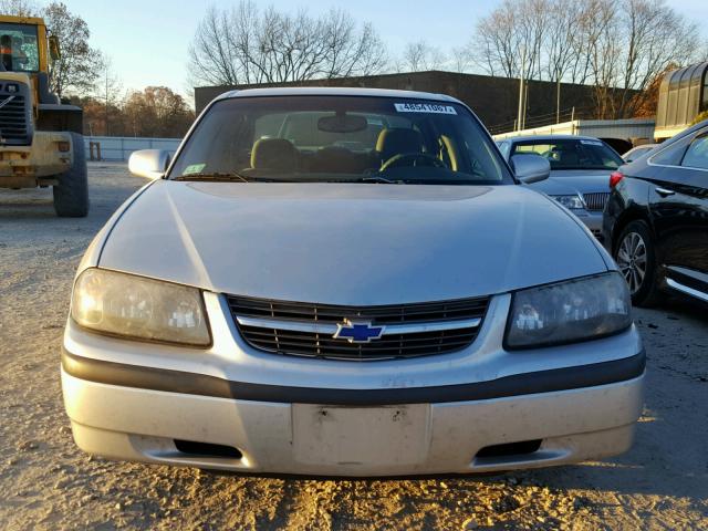 2G1WF52E649228622 - 2004 CHEVROLET IMPALA SILVER photo 9