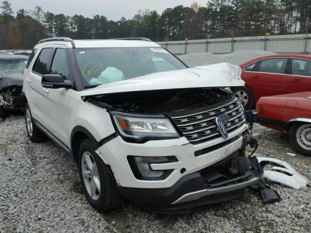 1FM5K8D85HGC79491 - 2017 FORD EXPLORER X WHITE photo 1