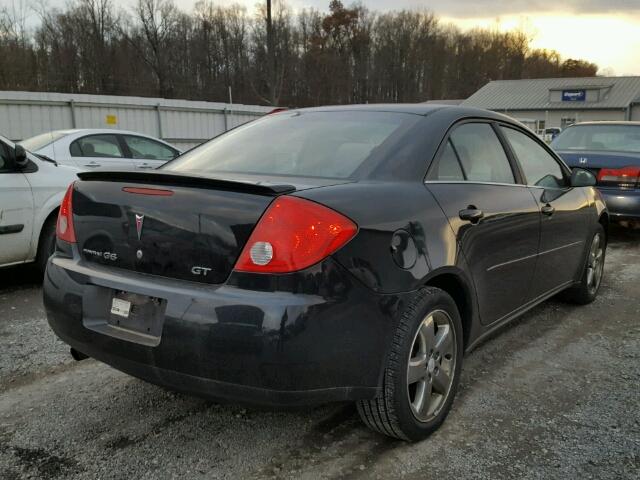 1G2ZH57N574182641 - 2007 PONTIAC G6 GT BLACK photo 4