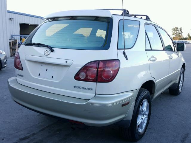 JT6HF10U9X0052058 - 1999 LEXUS RX 300 WHITE photo 4