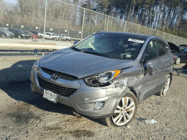 KM8JUCAC2CU542809 - 2012 HYUNDAI TUCSON GLS GRAY photo 2