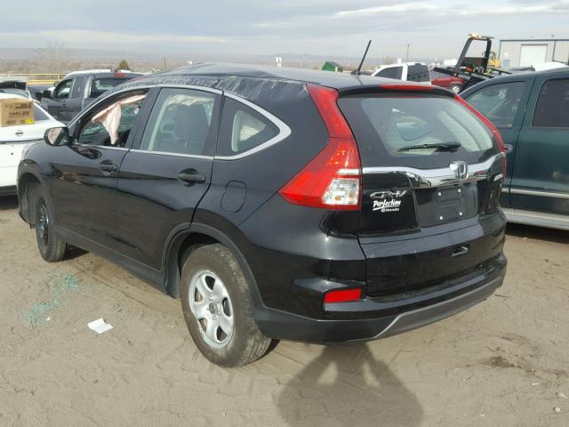 2HKRM4H33GH701646 - 2016 HONDA CR-V LX BLACK photo 3