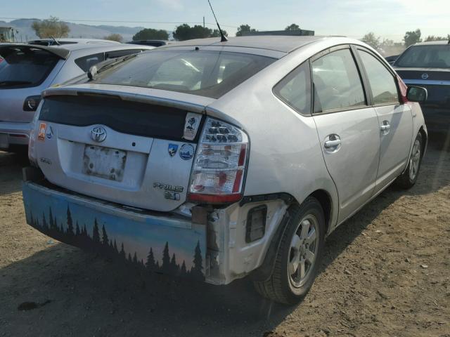 JTDKB20U867059475 - 2006 TOYOTA PRIUS SILVER photo 4