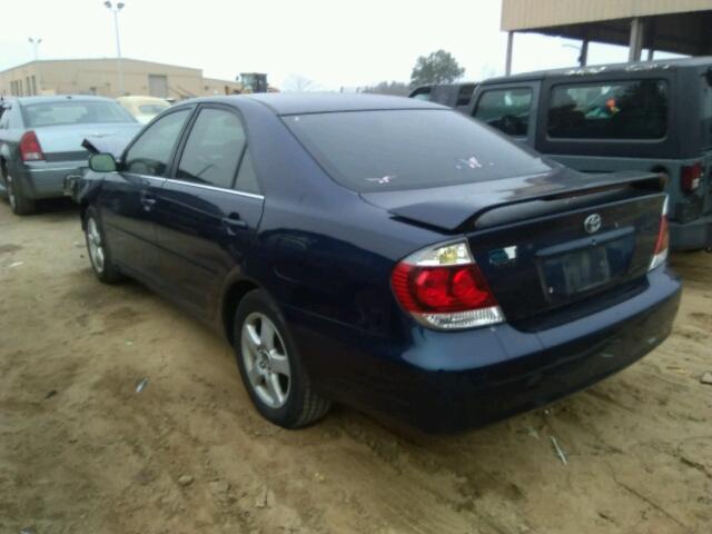 4T1BE32K95U072191 - 2005 TOYOTA CAMRY LE ლურჯი ფოტო 3