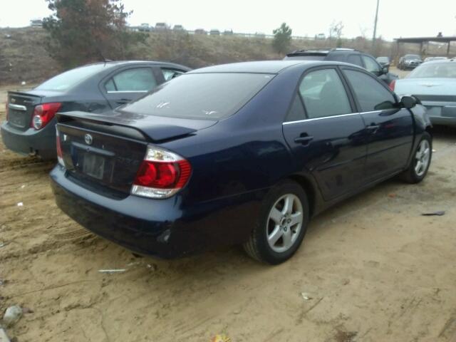 4T1BE32K95U072191 - 2005 TOYOTA CAMRY LE ლურჯი ფოტო 4