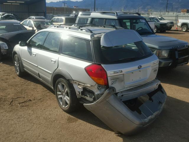 4S4BP86C454317926 - 2005 SUBARU LEGACY OUT SILVER photo 3