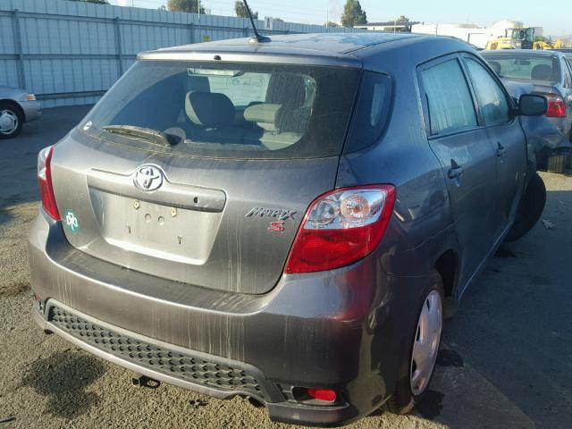 2T1KU4EE9BC670793 - 2011 TOYOTA COROLLA MA SILVER photo 4